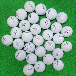 캘러웨이 혼합 골프 로스트볼 실속형 30알, 화이트, 색상:화이트