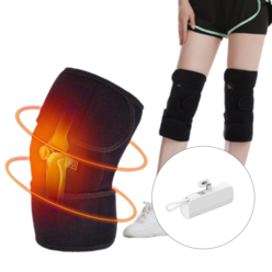 전기 온열 극세사 무릎 찜질기 + 도킹 보조 배터리