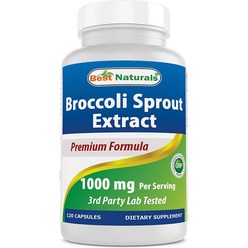 브로콜리 새싹 추출물 Best Naturals Broccoli Sprouts Extract 1000mg 120캡슐, 1개