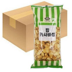 푸드킹 킹카사바칩 500g 3개입 1박스 벌크 대용량 무, 3개