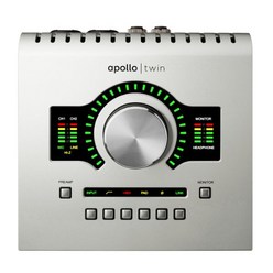 Universal Audio Apollo Twin USB High-Resolution USB Interface with Realtime UAD DUO Processing, null) 1, Silver, 1개