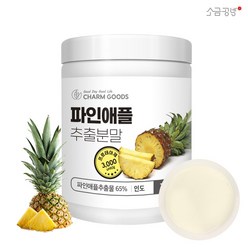 파인애플추출분말 가루 인도산, 120g, 1통