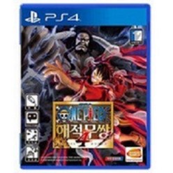 PS4 원피스 해적무쌍4 초회 한글판 새제품