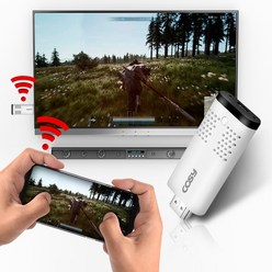 코시 엑스 4K UHD 미라캐스트 미러링 핸드폰 TV연결 어댑터/갤럭시S21 울트라 SM-G998N, 화이트