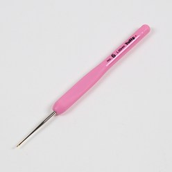 [앵콜스] 튤립 핑크 로즈 코바늘 낱개 (레이스용), 6호 핑크레이스, 1개