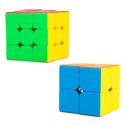 1+1 파스텔 큐브 3x3 2x2 세트 333 222 3*3 퍼즐, R69061B(레인보우1+1