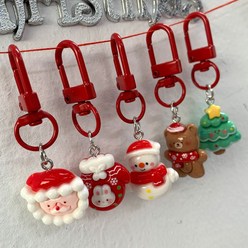[5개세트]에어팟 키링 가방 휴대폰 열쇠 고리 크리스마스 선물, 5개 1set, 1개