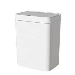 눕눕 가정용 휴지통 자동 스마트 센서 화장지 쓰레기통, 화이트18L, 1개