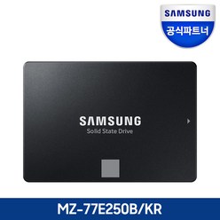 삼성전자 공식인증 SSD 870EVO 250GB/500GB/1TB/2TB/4TB MZ-77E 정품, 250GB