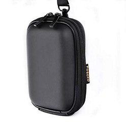 Snug Fit Black Camera Case Compatible for Canon PowerShot ELPH 180 190 360 HS SX620 A2300 IXUS 285 180 G9X Sony Cyber-Shot DSC-W830 W810 W800 WX220 HX, 1, Balck