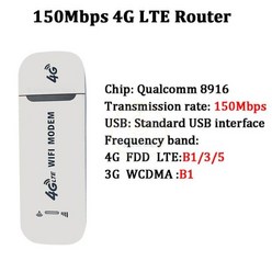 lte 라우터 휴대용 포켓 MiFi 모뎀 모바일 와이파이 핫스팟 SIM 카드 슬롯 포함 C타입 USB 150Mbps 10000mAh 보조베터리 PW100 4G LTE, CHINA_USB Dongle