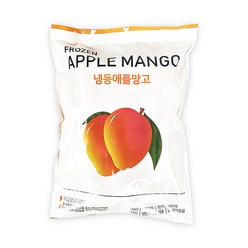 자연미가 냉동 애플망고 2kg(1kgx2ea) JA 냉동과일, 1개, 2kg