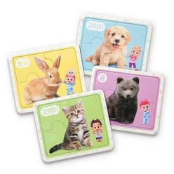 핑크퐁 베베핀 베이비 퍼즐-생생동물, 베베핀 퍼즐 생생동물, 선택:베베핀 퍼즐 생생동물
