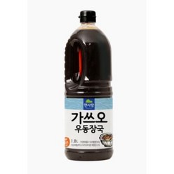 [푸드토스]무료배송 면사랑 가쓰오 우동장국1.8L 전문점용 가스오 우동장국 박스포장 맛있는 우동육수, 1개, 1.8L