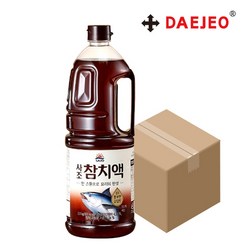 사조해표 참치액1.8L x 8개 1박스 참치액젓 연두 다시, 2.1kg, 상세페이지 참조