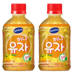 썬키스트 허니유자 280ml 12개, 24개, 상세내용참조