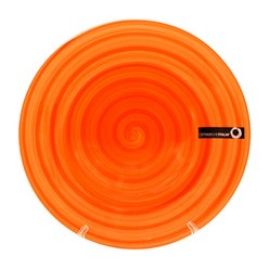 이태리 수입 접시 스파이럴 만다리노 25cm/그릇, 이탈리아접시 스파이럴(25cm/만다리노)