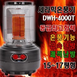 로얄하이텍 온풍전기난로 전기온풍기 전기히터, DWH-4000T타이머