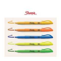 샤피 Sharpie 포켓 클립형 형광펜, 옐로우
