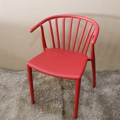 데코룸 지오체어 플라스틱체어 디자인체어(컬러4종) 마스터체어 의자, 지오체어(레드), 1개