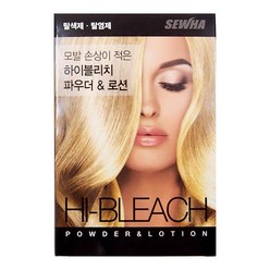 세화 하이블리치 파우더로션 탈색약 탈색제, 10g, 6개