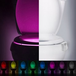 엘홈 화장실 변기 LED 센서 조명등 변기커버 변기시트