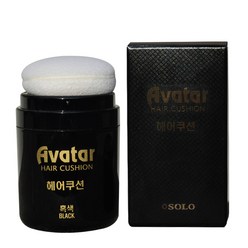 아바타 헤어쿠션 25g, 흑색, 1개