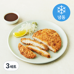 [로켓프레시] 미식당 통등심 왕돈까스 230g + 소스 50g 세트 (냉동), 3세트