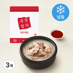 [로켓프레시] 경자국밥 돼지국밥 (냉동), 700g, 3개