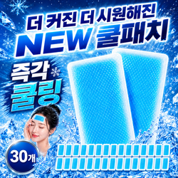 아이스 쿨패치 냉각시트 열시트 붙이는 쿨시트 쿨링패치 30개, 30개