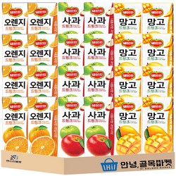 델몬트 드링크 3종 세트 ( 오렌지 8 +망고 8 + 사과 8 ), 24개, 190ml