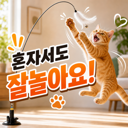 플리터스 고양이 낚시대 장난감 사냥놀이