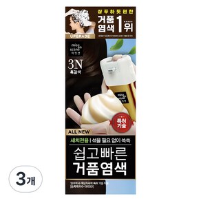 미쟝센 올 뉴 쉽고 빠른 거품 염모제