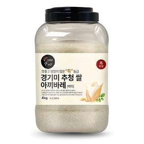 Pime Field 2024년산 햅쌀 경기 추청 아끼바레 백미, 특, 4kg, 1개