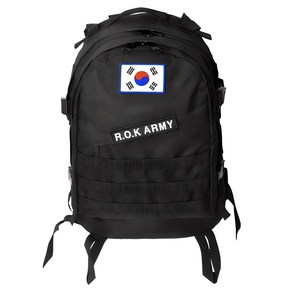 테라우드 K 솔져 군용가방 고급형 45L + 태극기 + R O K ARMY 패치 세트