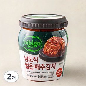 비비고 남도식 썰은 배추김치 용기