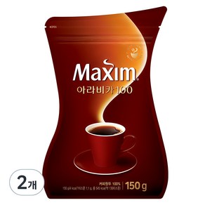 맥심 아라비카 100 원두 커피믹스, 150g, 1개입, 2개