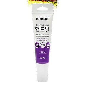 오공 욕실용 실리콘 핸드씰 투명 100ml