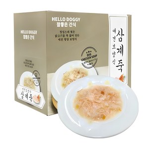 참좋은간식 애견보양식 삼계죽, 삼계맛, 80g, 10개