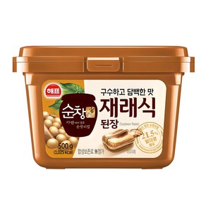 순창궁 재래식 된장, 500g, 1개