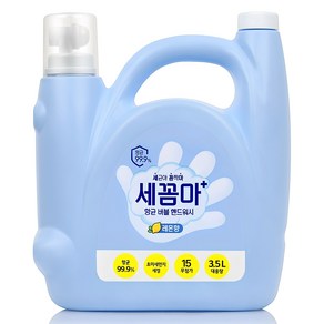 세균아꼼짝마 항균 버블 핸드워시 레몬향 리필, 3.5L, 1개