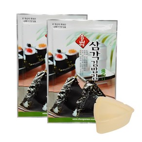 청산에 삼각김밥 김 10g x 2p + 틀, 1세트, 20g