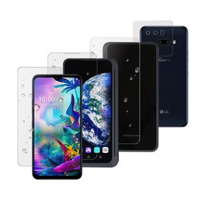 알럽스킨 LG V50S ThinQ 듀얼스크린 올레포빅 내부+외부 액정+카메라보호필름 각 1매, 1개