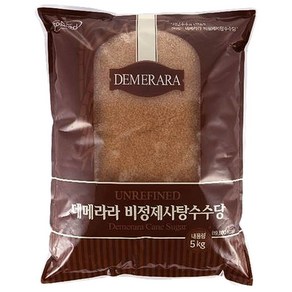 에코시드 데메라라 비정제 사탕수수당, 5kg, 1개