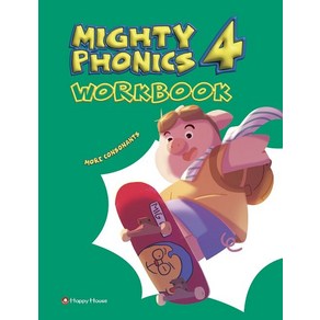 [다락원(happy house)]Mighty Phonics 4 : Wokbook (Moe Consonants), 다락원(happy house)