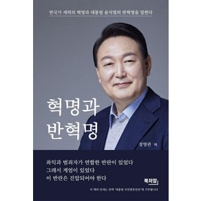 [북저암]혁명과 반혁명 : 반국가 세력의 혁명과 대통령 윤석열의 반혁명을 말한다, 혁명과 반혁명, 장영관(저), 북저암, 장영관