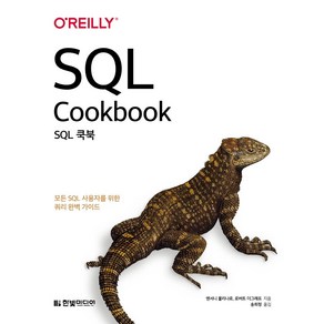 SQL 쿡북:모든 SQL 사용자를 위한 쿼리 완벽 가이드