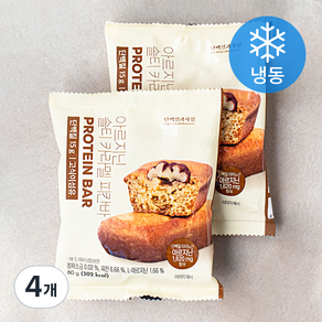 단백질과자점 아르지닌 솔티카라멜피칸바 (냉동), 80g, 4개