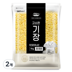 더담은 고소한 기장, 4kg, 2개