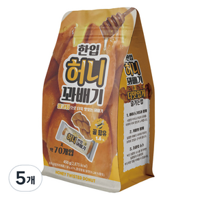 한입 허니 꽈배기, 5개, 450g